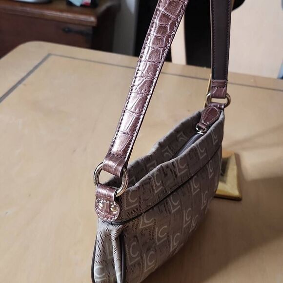 Liz Claiborne logo small shoulder bag Y2K - Picture 5 of 8